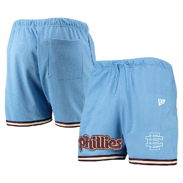 Men's Philadelphia Phillies Blue Mesh Shorts